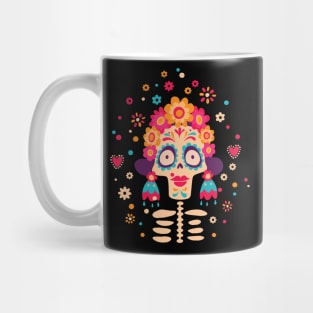 Sugar Skull Girl - Dia De Los Muertos Mug